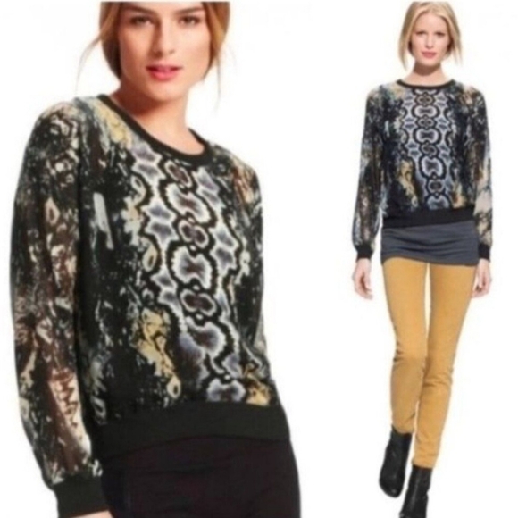 Cabi Python Sweatshirt - Picture 1 of 8